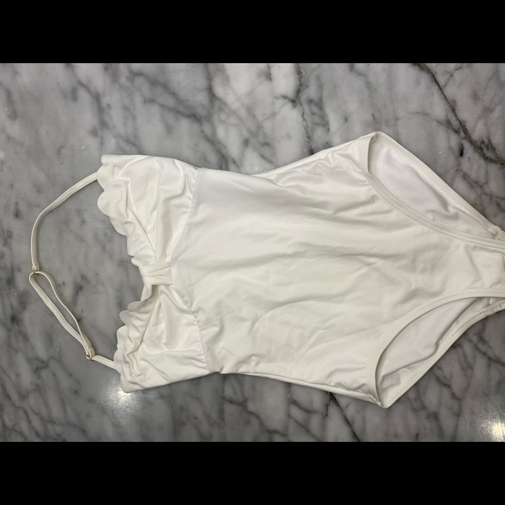 Kate spade white one piece bathing suit